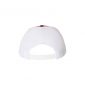 One, Red, White and Navy Trucker Hat Rear View by Richardson