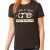 Ladies Dark Brown One Way Truth Life short sleeve Christian Tee Shirt, in Cream.