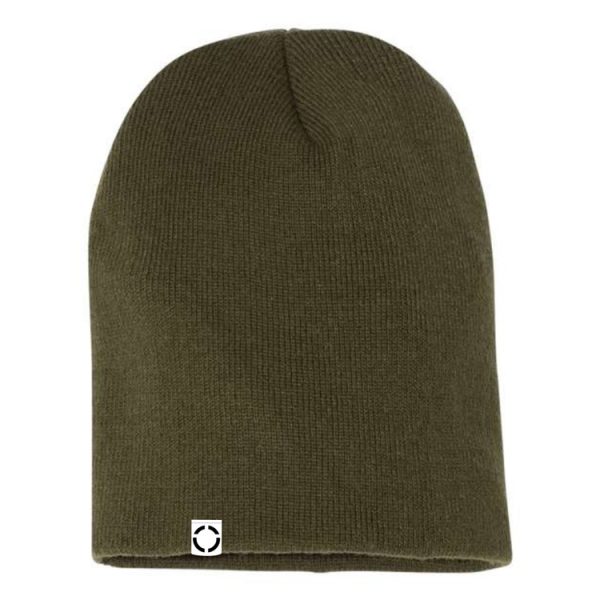 Olive One Way Truth Life Beanie - the skull cap.