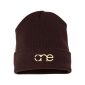 Brown One Way Truth Life Cuffed Beanie.
