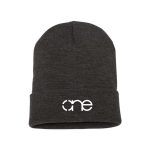Charcoal One Way Truth Life Cuffed Beanie.
