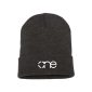 Charcoal One Way Truth Life Cuffed Beanie.