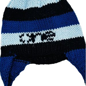 Pieces of Joy assorted knitted Himalayan style beanies.