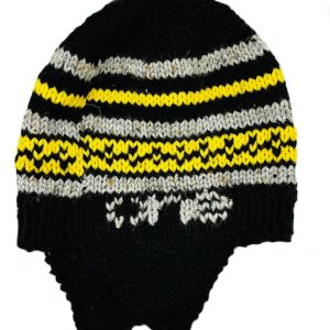 Pieces of Joy assorted knitted Himalayan style beanies.