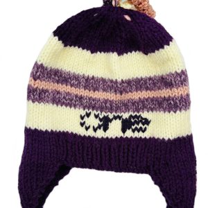 Pieces of Joy assorted knitted Himalayan style beanies.