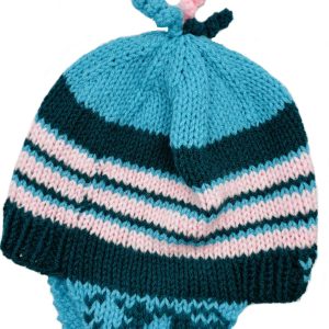 Pieces of Joy assorted knitted Himalayan style beanies.