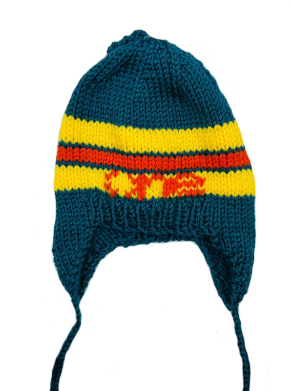 Pieces of Joy assorted knitted Himalayan style beanies for youth.