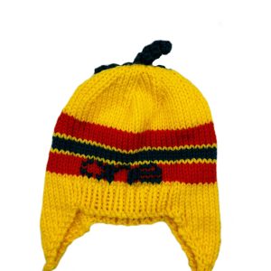 Pieces of Joy assorted knitted Himalayan style beanies for youth.