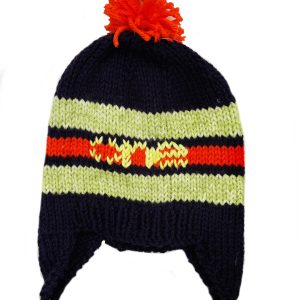 Pieces of Joy assorted knitted Himalayan style beanies for youth.