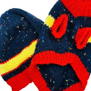 Pieces of Joy assorted pet sweaters and beanie combos.