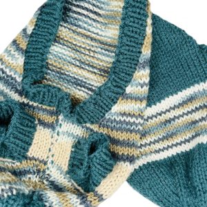 Pieces of Joy assorted pet sweaters and beanie combos.