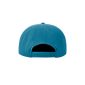 One Way Truth Life 7-Panel Hat in Pool Blue, Snapback, Flat Bill, back of the hat.