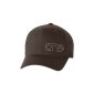 Brown 6-Panel Flexfit Hat, featuring the 