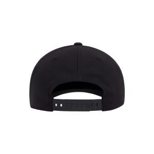 Black adjustable Flexfit NU Snapback Cap with Grey OWTL (One Way Truth Life) logo, OSFM, back view.