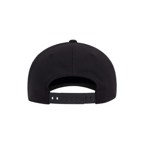 Black adjustable Flexfit NU Snapback Cap with Grey OWTL (One Way Truth Life) logo, OSFM, back view.