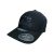 Black adjustable Flexfit NU Snapback Cap with Grey OWTL (One Way Truth Life) logo, OSFM, side-front view.