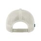 Natural and White, Quilted, 6-Panel Trucker Hat, featuring the 