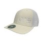 Natural and White, Quilted, 6-Panel Trucker Hat, featuring the 