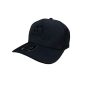 Black, water-resistent perforated, 5-Panel Hat, featuring the 