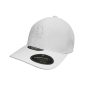 White, adjustable Flexfit NU Snapback Cap with White OWTL (One Way Truth Life) logo, OSFM, side-front view.