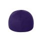 Purple Flexfit Cap with Purple One logo with a White outline, for LG/XL head sizes, back view.