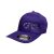 Purple Flexfit Cap with Purple One logo with a White outline, for LG/XL head sizes, side-front view.