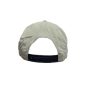 Light Grey, 5-Panel Golf Cap with Navy Blue rope featuring the 