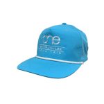 Teal, 5-Panel Golf Cap with White rope featuring the "One Way Truth Life" logo in White, semi-curved bill with snap-back closure, front view.