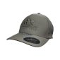 Medium Grey adjustable Flexfit NU Snapback Cap with Medium Grey OWTL (One Way Truth Life) logo, OSFM, side-front view.