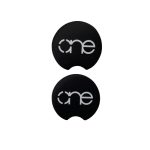 Neoprene One car coasters without packaging.