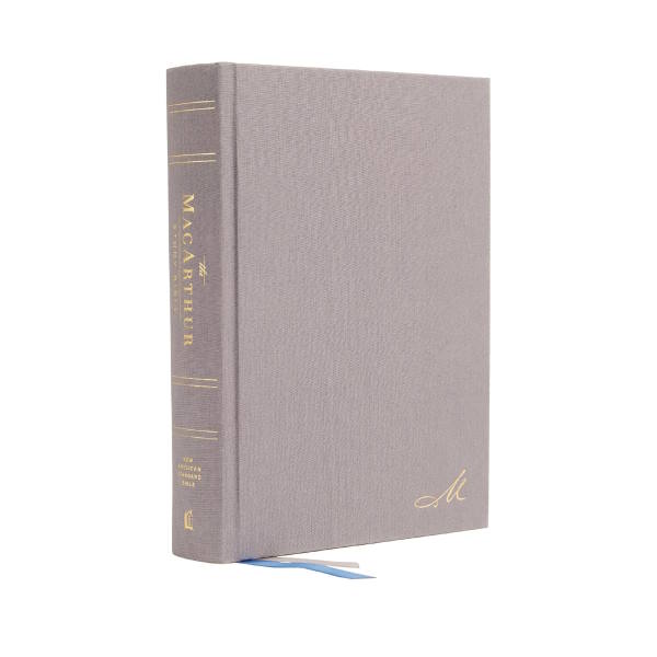 The NASB MacArthur Study Hardcover Bible.