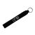 Black One wrist keychain.