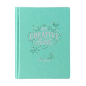 The ESV My Creative Bible For Girls Teal Bible.