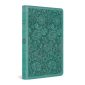 The ESV Premium Gift Leathersoft Teal Floral Design Bible.