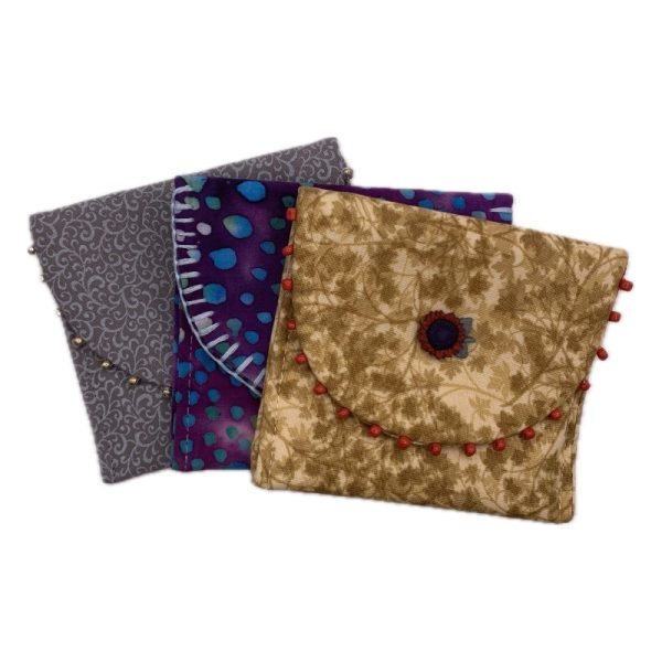 Assorted small Verses Purses which are filled with 15 Bible verses to encourage your walk.