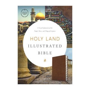 Bible: CSB, Holy Land Illustrated, Thumb-Indexed, Leathertouch, British Tan