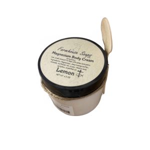 Farmhouse Soaps, Magnesium Body Cream, Lemon