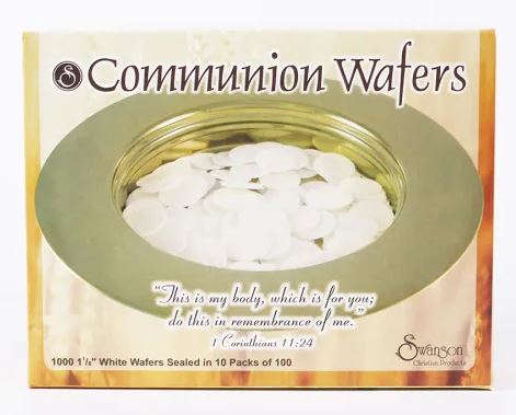 Communion Bread Round Wafers, 1000ct