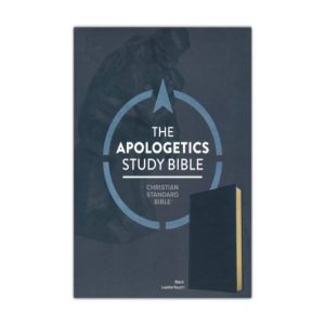 Bible: CSB, The Apologetics Study, Leathertouch, Black
