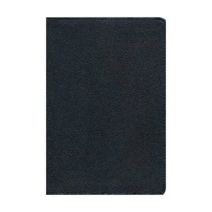 Bible: CSB, Thinline Reference, Genuine Leather, Black