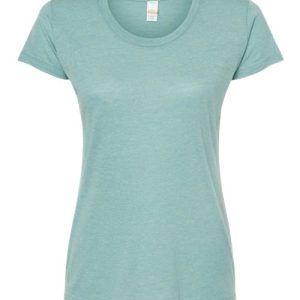 POD, Ladies, Short Sleeve, Tri-Blend Tee, Seafoam