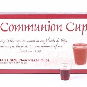 Communion Cups, Clear Plastic, 200 Count