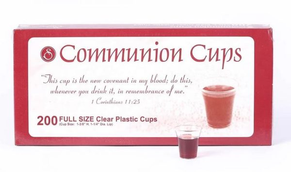 Communion Cups, Clear Plastic, 200 Count