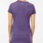 Ladies Heather purple short sleeve 
