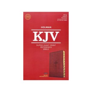 The KJV Super Giant Reference Indexed Leathertouch Brown Bible.