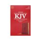 The KJV Super Giant Reference Indexed Leathertouch Brown Bible.