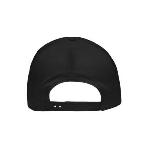 Black, Five-Panel (5P) Rope Heritage Fit Cap, featuring the "One Way Truth Life" logo in Black, structured bill, snap-back closure, back view.