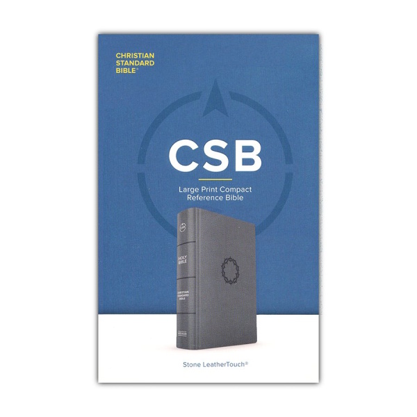 The CSB Large Print Compact Bible.