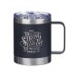 Mug, Stainless Steel, Be Strong In The Lord.