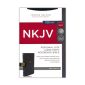 NKJV Personal Size Indexed Large Print Reference Bible.